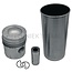Piston set complete 4 rings, Ø 101.05 mm, gudgeon pin Ø 34.93 x 84 mm, combustion chamber Ø 61 mm, combustion chamber depth 21.5 mm, dry liner - 38015095, 89207 + 4181A009 + 31358352, 747050M91, 747050Z91 | Dimensions: 4 rings, Ø 101.05 mm, Gudgeon pin Ø