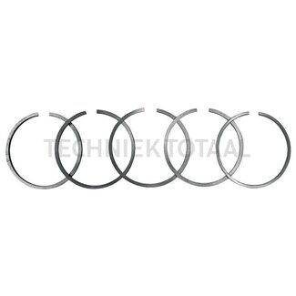 GRANIT Piston ring set (only for cast liners), 5 rings, Ø 91.48 mm, 2.4 mm / 2.4 mm / 3.15 mm / 6.35 mm / 6.35 mm
