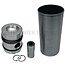 GRANIT Zuiger en cilinderset 4 veren, Ø: 98,48 mm, pistonpen Ø: 34,93 x 84,0 mm, verbrandingskamer Ø: 61 mm, verbrandingskamerdiepte 20,5 mm, droge cilinderbus - 38015101, 82878 + 41158041 + 31358394, 87-107200-00 | Afmetingen: 4 veren, Ø: 98,48 mm, pistonpen Ø: