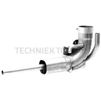 GRANIT Bogen Auspuff Massey Ferguson 5465-7499