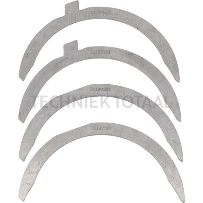 GRANIT Zijlagerringenset (4 stuks), standaard - 38015409, 2x747129M1, (31137561, 31137321), 2x747128M1, (31137551, 31137311), 747129M1, 747128M1, 2x 747129M1, 2x 747128M1, U5TW0002