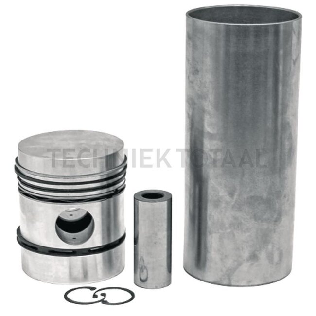 GRANIT Piston set complete 4 rings, Ø 84.17 mm, gudgeon pin Ø 28.57 x 71.13 mm, dry liner - 38015490, 1884940M1, 1884102M91 | Dimensions: 4 rings, Ø 84.17 mm, Gudgeon pin Ø 28.57 x 71.13 mm, Dry liner