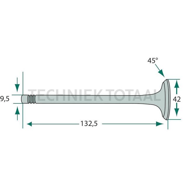 GRANIT Einlassventil Motor Perkins A4.318, A4.318.2 Massey Ferguson | 738095M1
