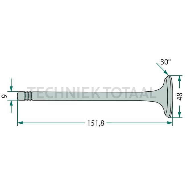 GRANIT Inlet valve engine Sisu 320-620 | V836646356