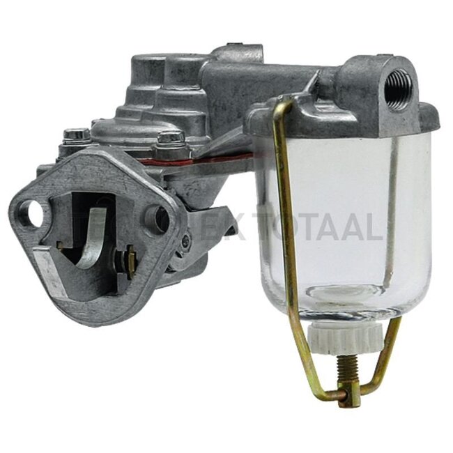GRANIT Diaphragm feed pump With pre-filter - 38016951, 4222094M91, 2641406, 3637288M91 | Version: 2 holes, Hole spacing: 45 mm, Flange to lever end: 28 mm | Menke no.: 49511