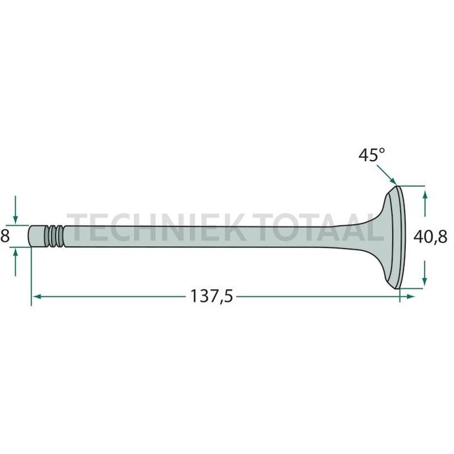 GRANIT Auslassventil Fiat 8365.05-8365.25, Serie 90 | 8830045