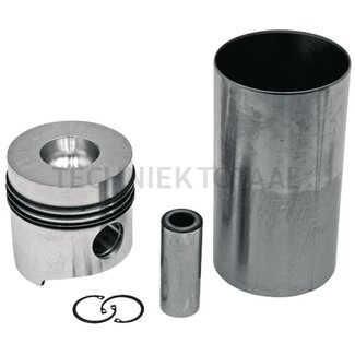 GRANIT Piston set complete 3 rings, Ø 100 mm, gudgeon pin Ø 32 x 84 mm, combustion chamber Ø 47 mm, combustion chamber depth 23.65 mm, dry liner