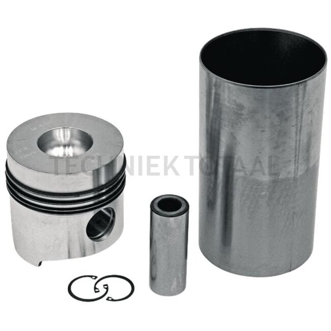 GRANIT Piston set complete 3 rings, Ø 100 mm, gudgeon pin Ø 32 x 84 mm, combustion chamber Ø 47 mm, combustion chamber depth 23.65 mm, dry liner - 38017158, 4653280 + 79037500 + 1909172, 4653280 + 1909167 + 1908737 | Dimensions: 3 rings, Ø 100 mm, gudgeon pin Ø