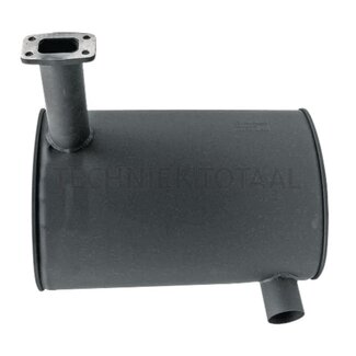 GRANIT Silencer horizontal inner-Ø 66 mm, outer-Ø 70 mm Fiat, Ford