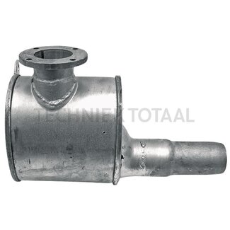 GRANIT Silencer without air filter extraction inner-Ø 57 mm, outer 60 mm