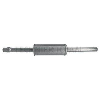 GRANIT Uitlaatdemper verticaal 1.150 mm, binnen Ø 47 mm, uitlaat Ø 52 mm Ford