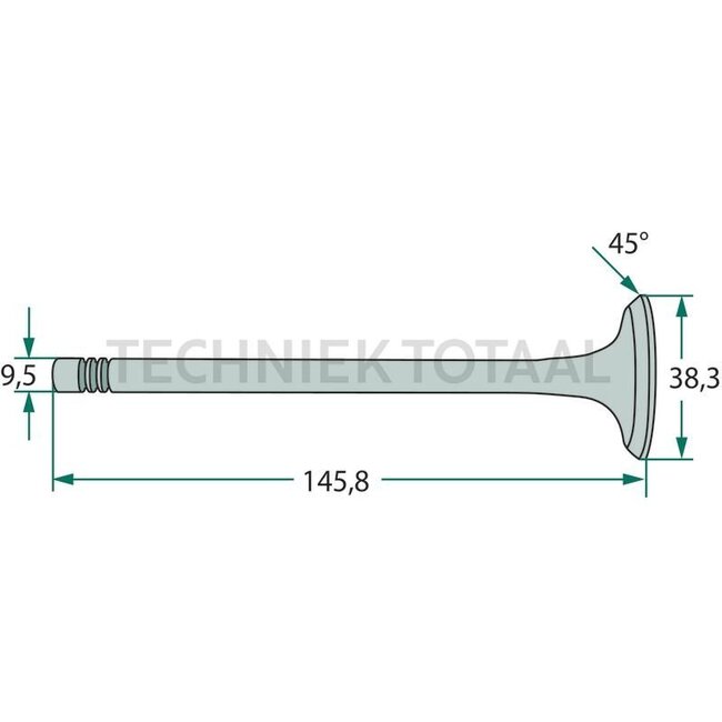 GRANIT Exhaust valve - 38017765, C7NN6505E, 81818709