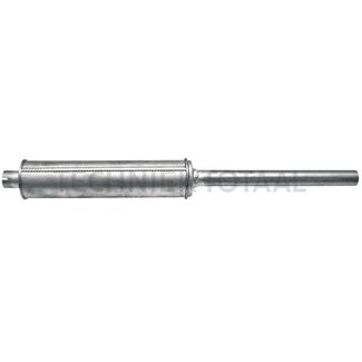 GRANIT Silencer vertical - Version: Length = 1070 mm Inner Ø = 51 mm Exhaust Ø = 51 mm