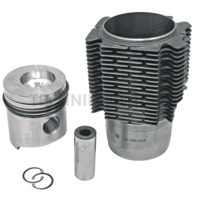 GRANIT Piston set complete 4 rings, Ø 100 mm, gudgeon pin 32 x 82 mm, combustion chamber Ø 56 mm, combustion chamber depth 17.5 mm - 38018100, 7701200356 | Dimensions: 4 rings, Ø 100 mm, gudgeon pin 32 x 82 mm, combustion chamber Ø 56 mm, combustion chamber dept