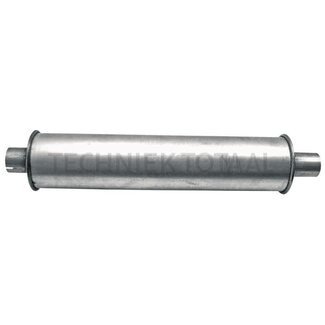 GRANIT Silencer 675 mm, inner-Ø 53 mm, exhaust-Ø 57 mm Renault