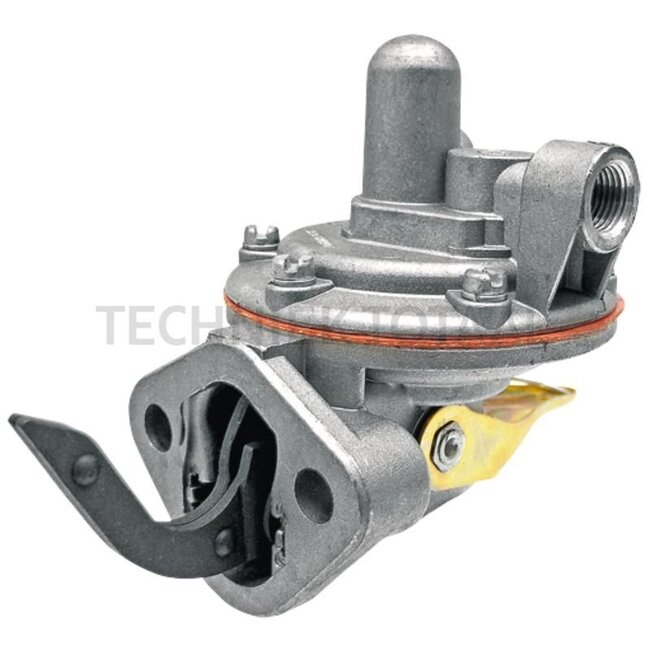 GRANIT Diaphragm feed pump - 38018701, 2641327, 1641327 | Version: 2 holes, Horizontal hole spacing = 45 mm, Flange to lever end = 41 mm