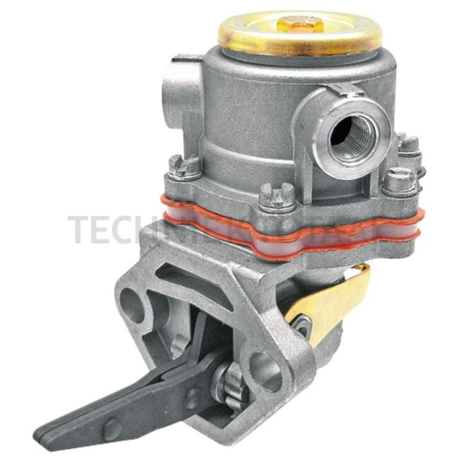 GRANIT Membran-Förderpumpe Gewinde 10 x 1 mm - 38019048, 2.4519.010.0 | Ausführung: 2 Bohrungen, Lochabstand waagerecht = 45 mm, Flansch bis Ende Hebel = 45 mm