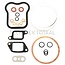 GRANIT Cylinder head gasket set upper bush Ø lower 117 mm Same