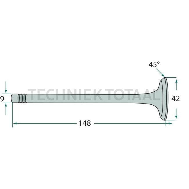 GRANIT Inlet valve engine 105.4-105.6, 982-986 Same | 0.052.1420.0, 0.039.1420.0, 0.053.1420.0