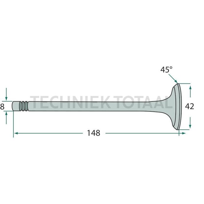 GRANIT Uitlaatklep SAME | 0.071.1420.2, 0.062.1421.0/10, 0.062.1421.0