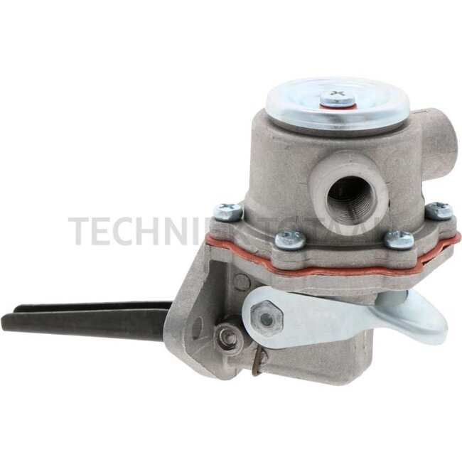 GRANIT Membran-Förderpumpe - 38019815, B503521, 3132697R92, 3132697R91 | Ausführung: 2 Bohrungen, Lochabstand = 53 mm, Flansch bis Ende Hebel = 61 mm