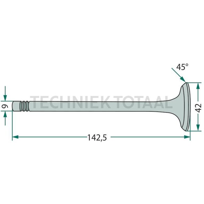 GRANIT Inlaatklep motor WD 308 - WD 611 Steyr | 131100050014