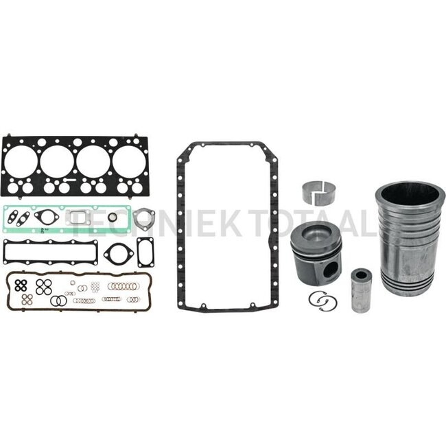 GRANIT Motorreparatieset passend voor Case, Steyr, Valtra zie motortype, Zonder lagers - 38021326 | Set bestaat uit: 1, 2, 5, 6, 38002737, 38002858, 380002001, 38002971 | Afmetingen: Zuiger en cilinderset zie pagina 1.206 - 1.311