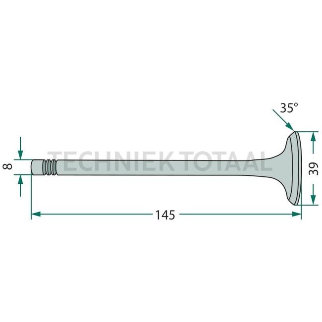 GRANIT Einlassventil Massey Ferguson 4700-6600 | V837069003