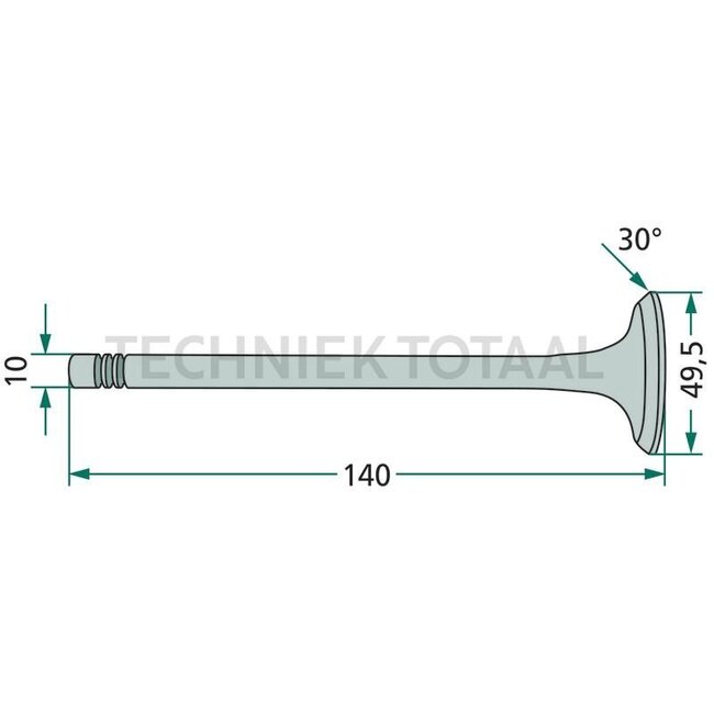 GRANIT Inlaatklep motor 8002-8701 Zetor | 531989005915