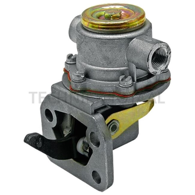 GRANIT Membran-Förderpumpe - 38050003, 4222108M91, 3641402M91 | Ausführung: 4 Bohrungen, Lochabstand senkrecht = 25 mm, Lochabstand waagerecht = 45 mm, Flansch bis Ende Hebel = 34 mm