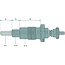 GRANIT Glow plug - 38099190, GV196, 196MJ | Version: 12.5 V, Thread M18 x 1.5, For use with tractors without glow resistor.