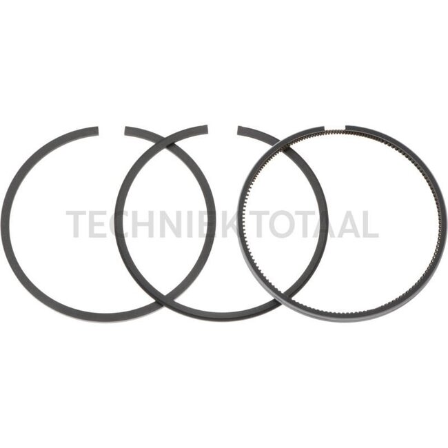GRANIT Piston ring set 3 rings, Ø 87 mm, 2.5 mm / 1.98 mm / 5 mm - 38099640, 17331-21050, 1733121050
