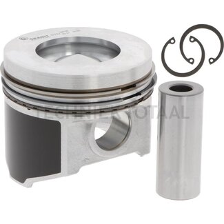 Kolben kpl. 3 Ringe, Ø 100 mm, Kompressionshöhe 44 mm, Brennraum Ø 57 mm, Brennraumtiefe 18,2 mm