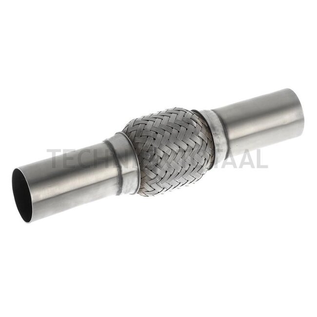 GRANIT Flexrohrverbinder mit Anschlussrohr, beidseitig - 38099703 | Innen-Ø: 65 mm | Außen-Ø Flexteil (mm), Toleranz +/- 3mm: 90 | Länge: 280 mm | Länge Flexteil: 150 mm