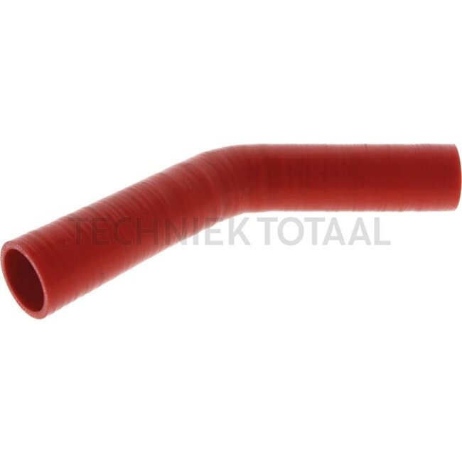 GRANIT Gebogen siliconen slang 45°, binnen-Ø 57 mm, 200 x 200 mm