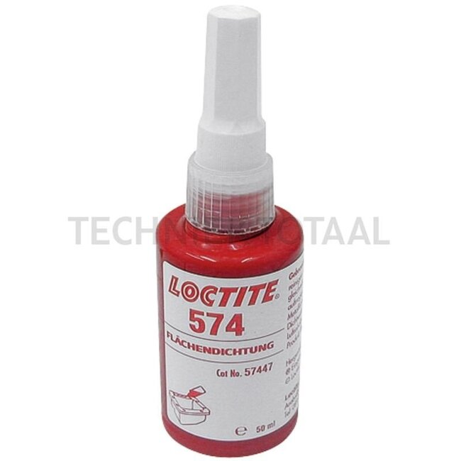 GRANIT Surface sealant LOCTITE 574 - Universell einsatzbare anaerobe Flanschdichtung - 50057447, F119200210900 | Colour: Orange | Description: LOCTITE® 574 is a slow-curing surface sealant typically used as a form-in-place sealant on rigid flange joints, e.g. ge
