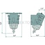 Replacement filter - 56799204 | Version: Racor SNAPP replacement filter, black body snaps into existing bracket, with self-venting drain, intake tube, filter fineness of 30 microns | Technical data: • Fluid type: petrol/diesel, • Mounting type: uses exist