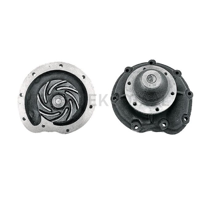 GRANIT Water pump with seal - Dimensions (mm): Impeller Ø 112 A = 78 B = 51. Engine types: DT 358, DT 402 - 3132676R94, 3132676R93