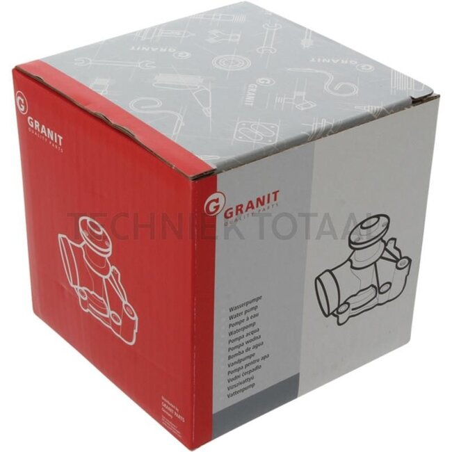 GRANIT Water pump - 74702007, 02/911290, 02/910997, IJ286278, J286278 | Version: With pulley and gasket | Menke no.: 46803
