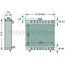 GRANIT Radiator Case IH 353-453, E 353, E 423 | 3131579R91, 787141R92