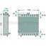 GRANIT Radiator Case IH Serie Maxxum, Maxxum 5120–5150, 5220–5250 - 74702034, 87579817, 84291260, 104753A2, 104753A1