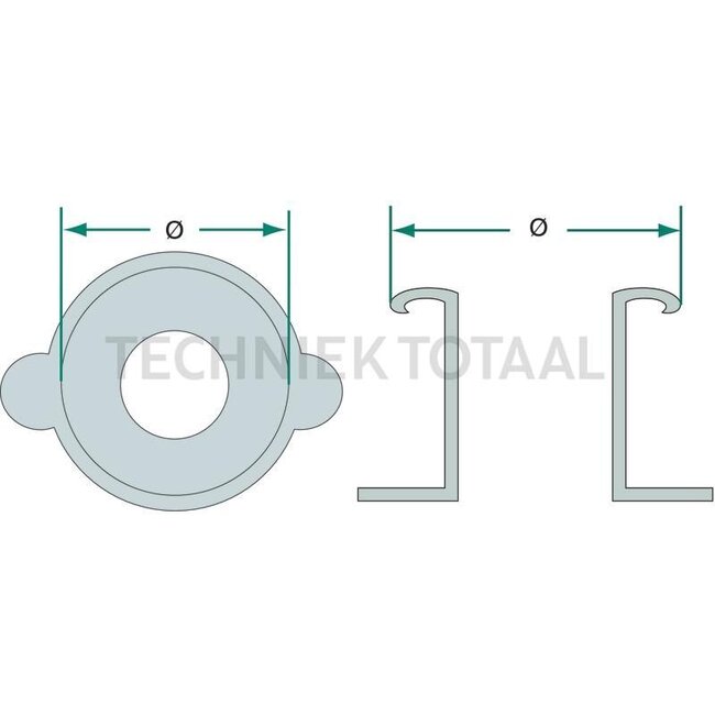 GRANIT Radiator cap - 74702198, 199112530139, 1780530701, I3111424R91, 3111424R91 | Neck Ø: 69 mm | Height: 18 mm