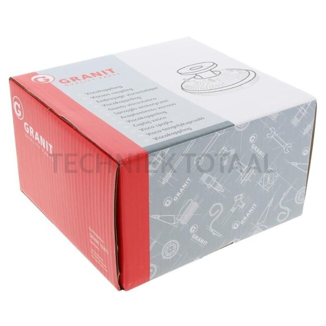 GRANIT Fan clutch - 74702245, 226165A3, 226165A2, 448002N, AM-18615-2-M, I226165A3 | Weight: 3000 g | Thread: M24 x 1.5 L | PCD: 82 mm | Equipment: 560 Drive | Menke no.: 95210