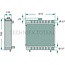 GRANIT Radiator Case IH Serie Compact, C 90, Serie CX, CX 70–100, Serie MX, MX 80C, MX 90C, McCormick Serie MC, MC 80–100 - 74702263, 239979A3, 239979A2, 303496A2, I239979A3