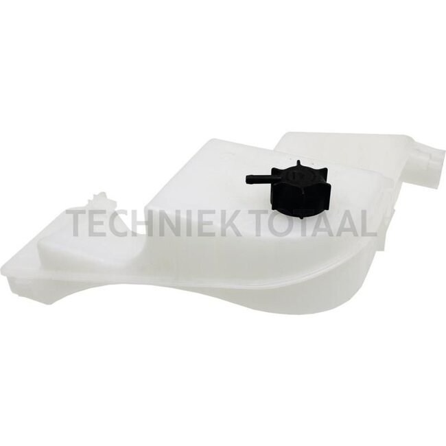 GRANIT Expansion tank - 74702418, AL169910, 8MA 376 737-011, CRT 78 000P, AL160274, AL153875 | Width: 290 mm | Length: 432 mm | Material: Plastic | Opening pressure: 0,8 bar | Depth: 136 mm | Version: Produced by BEHR | Supplementary set: With screw cap