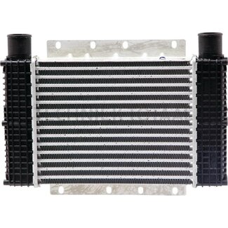 GRANIT Intercooler - Afmetingen 50 mm, Gesoldeerde koelribben, Kunststof watertank mm, Netto lengte 262 mm