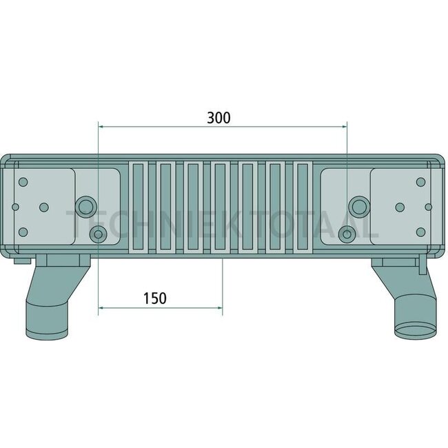 GRANIT Radiator Fendt 411-415, 712-718, 815-820 | H718202050101, H718202050100