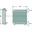 GRANIT Radiator aluminium / copper John Deere 1520, 1635, 1850, 1950 - AL67563, AL59532, AT28583