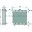 GRANIT Radiateur met afsluitdeksel John Deere 2250-2850 | AL176542, AL56372