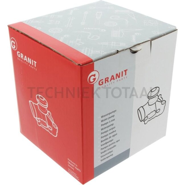 GRANIT Wasserpumpe mit Dichtung - 74715006, 4222002M91, U5MW0108, 3641263M91, 3637468M91, 4222002R92 | Menke-Nr.: 44592